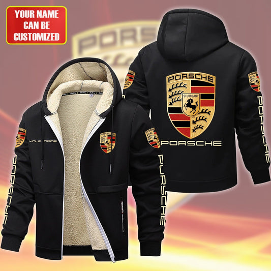 Personalized Pors Fleece 3D Unisex Hooded Jacket
