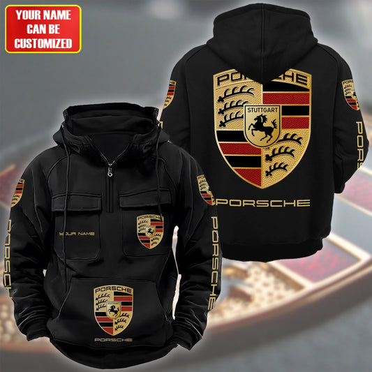 Personalized Pors Retro Cotton Hoodie