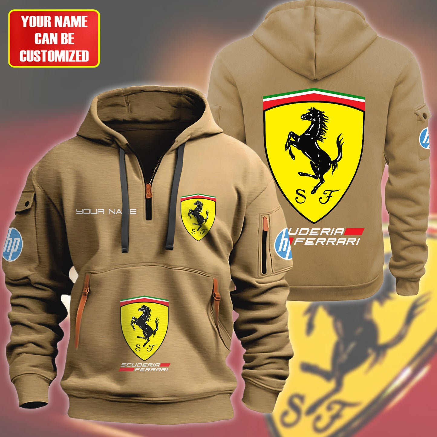 Personalized SF Zip-Hoodie Cotton Jacket