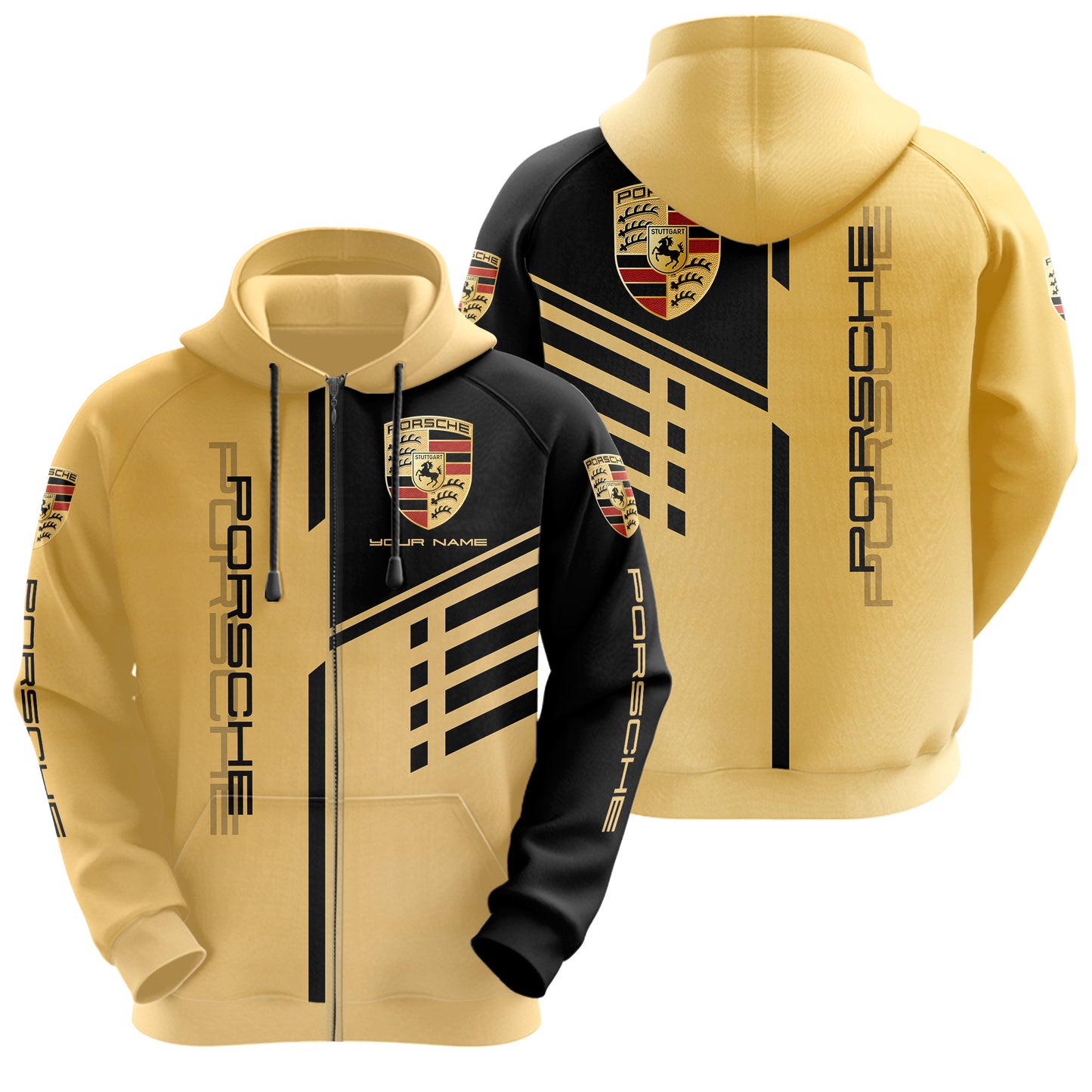 Personalized Pors 3D All over Printed Hoodie and Sweatpants set V2