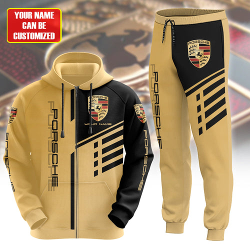 Personalized Pors 3D All over Printed Hoodie and Sweatpants set V2