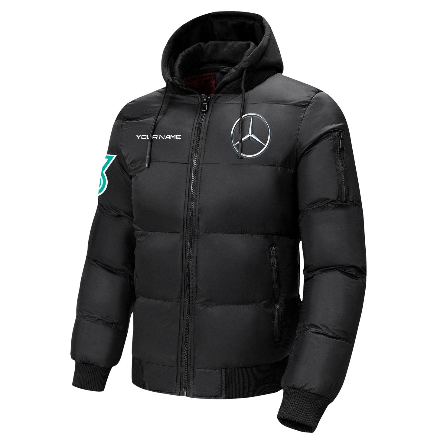 Merc AMG Petronas Puffer Thermal Sport Warm Jacket