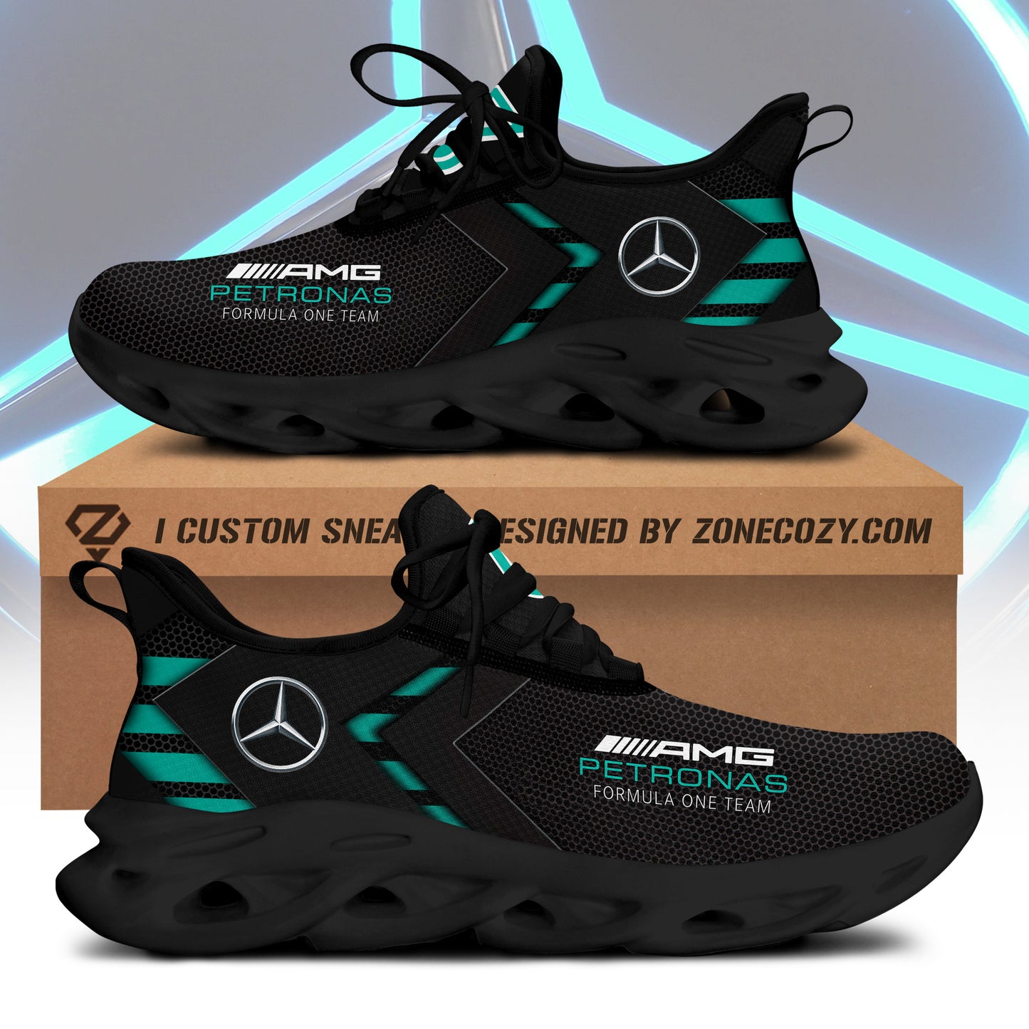 Merc AMG Petronas Chunky Custom Sneaker