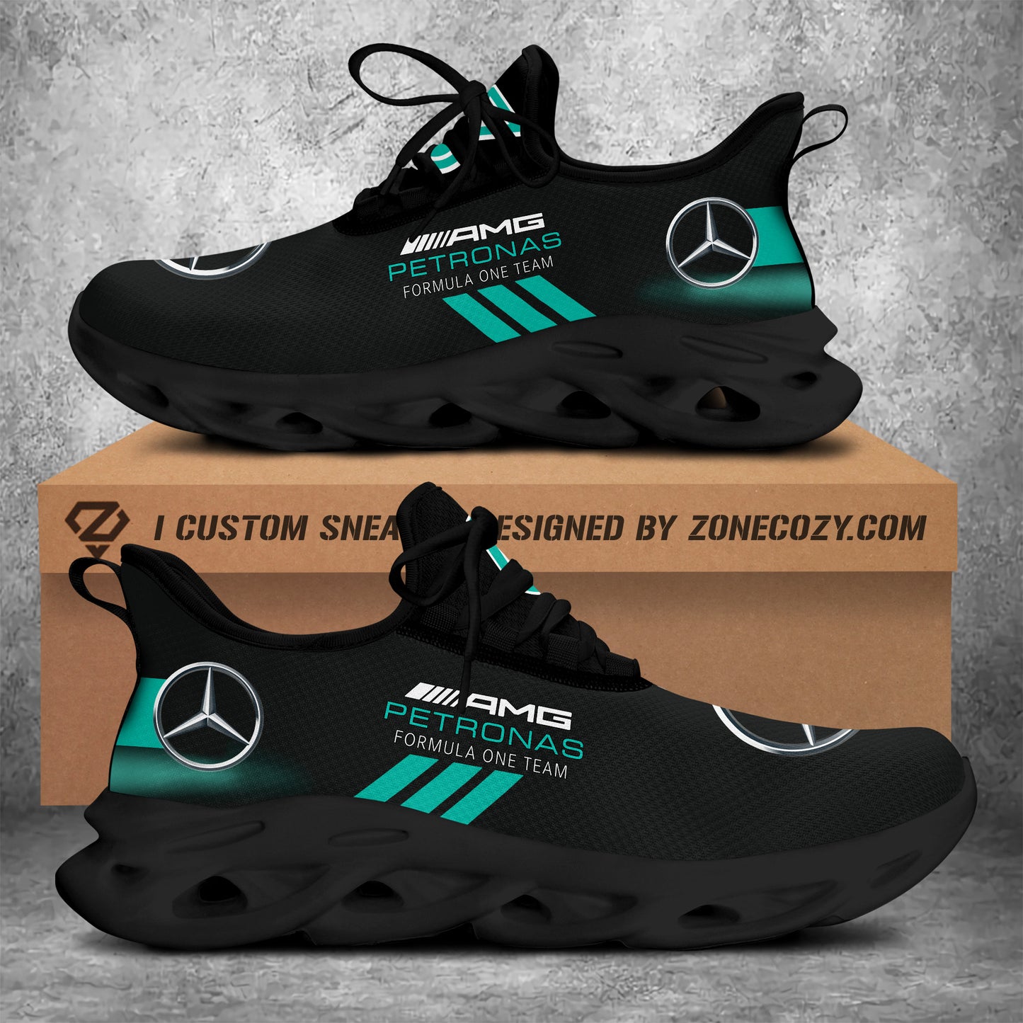 Merc AMG Petronas Chunky Custom Sneaker V2