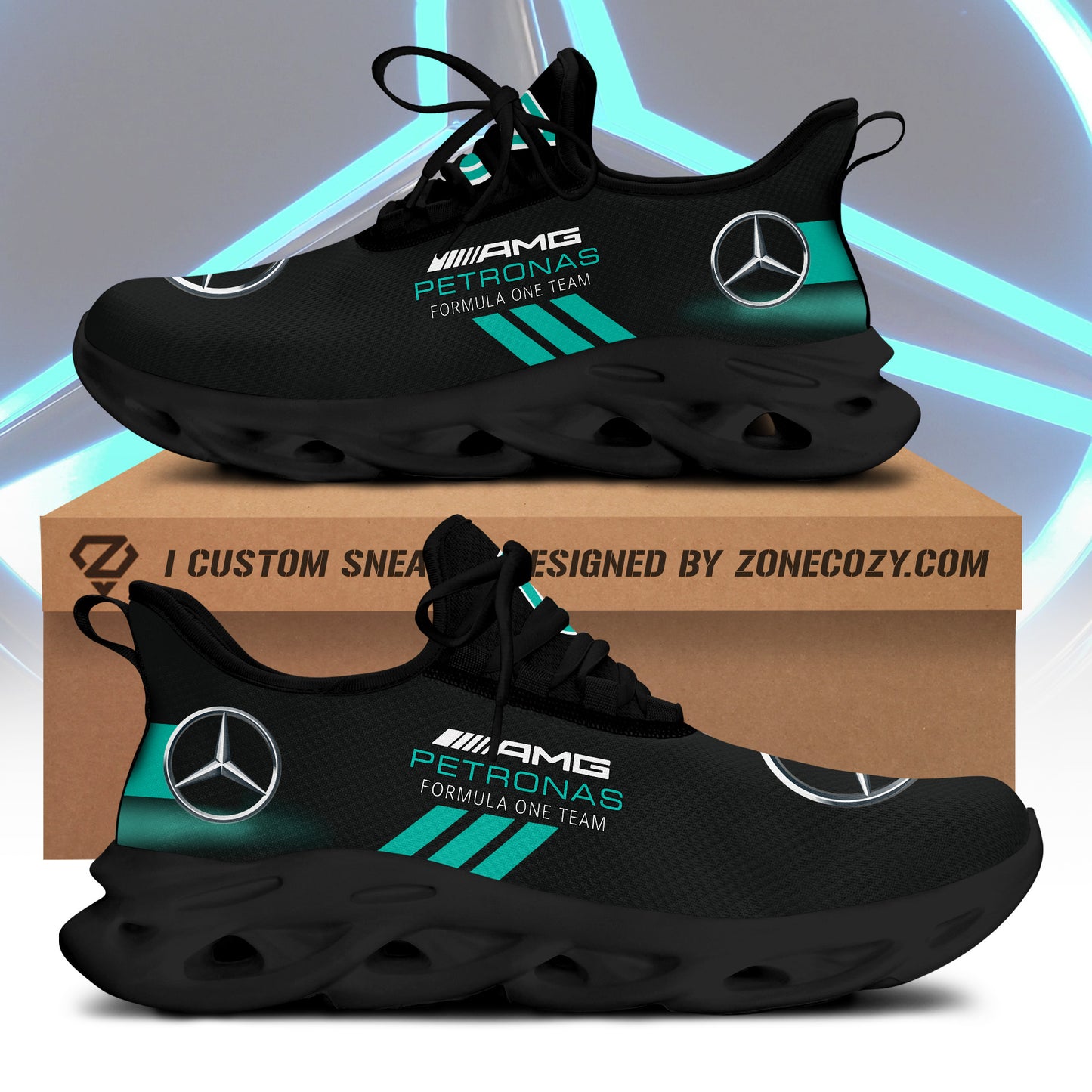 Merc AMG Petronas Chunky Custom Sneaker V2