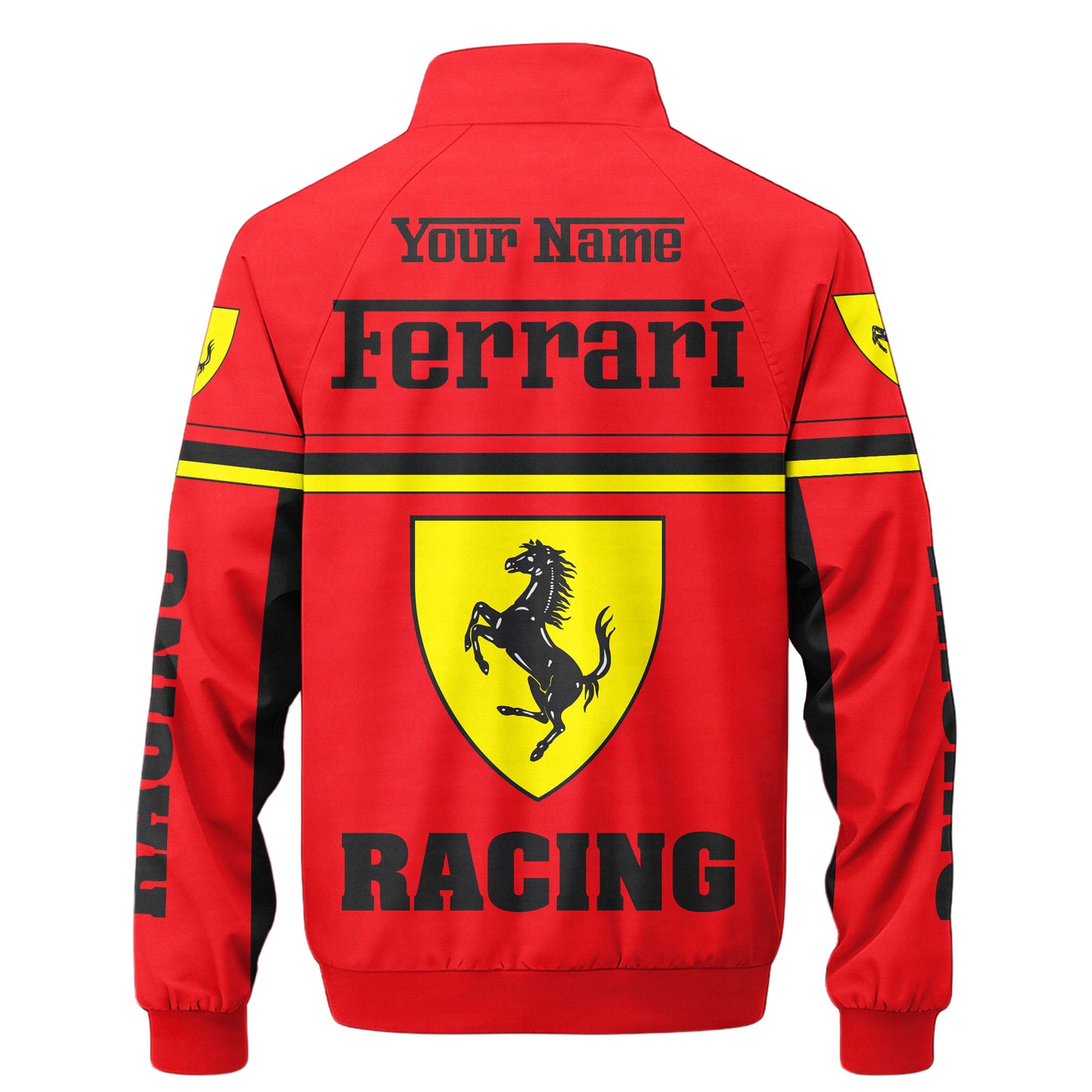 SF Racing Zipper Stand Collar Jacket 3D