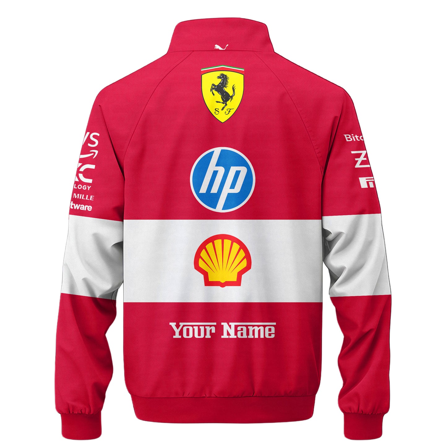 SF Racing Zipper Stand Collar Jacket 3D V3