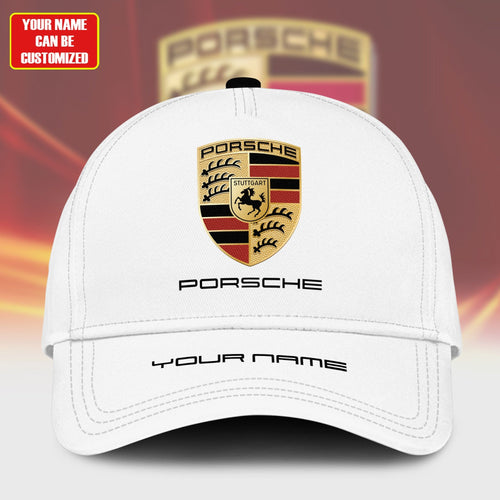 Personalized Name Pors Classic White Cap