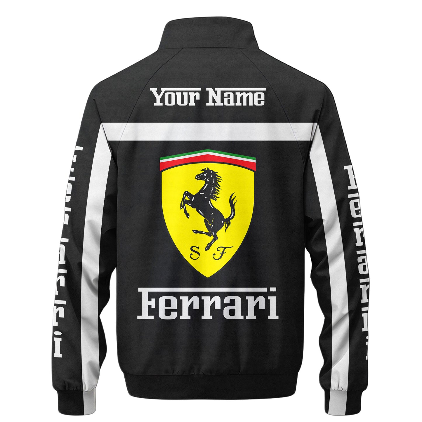 SF F1 Racing Zipper Stand Collar Jacket 3D V7