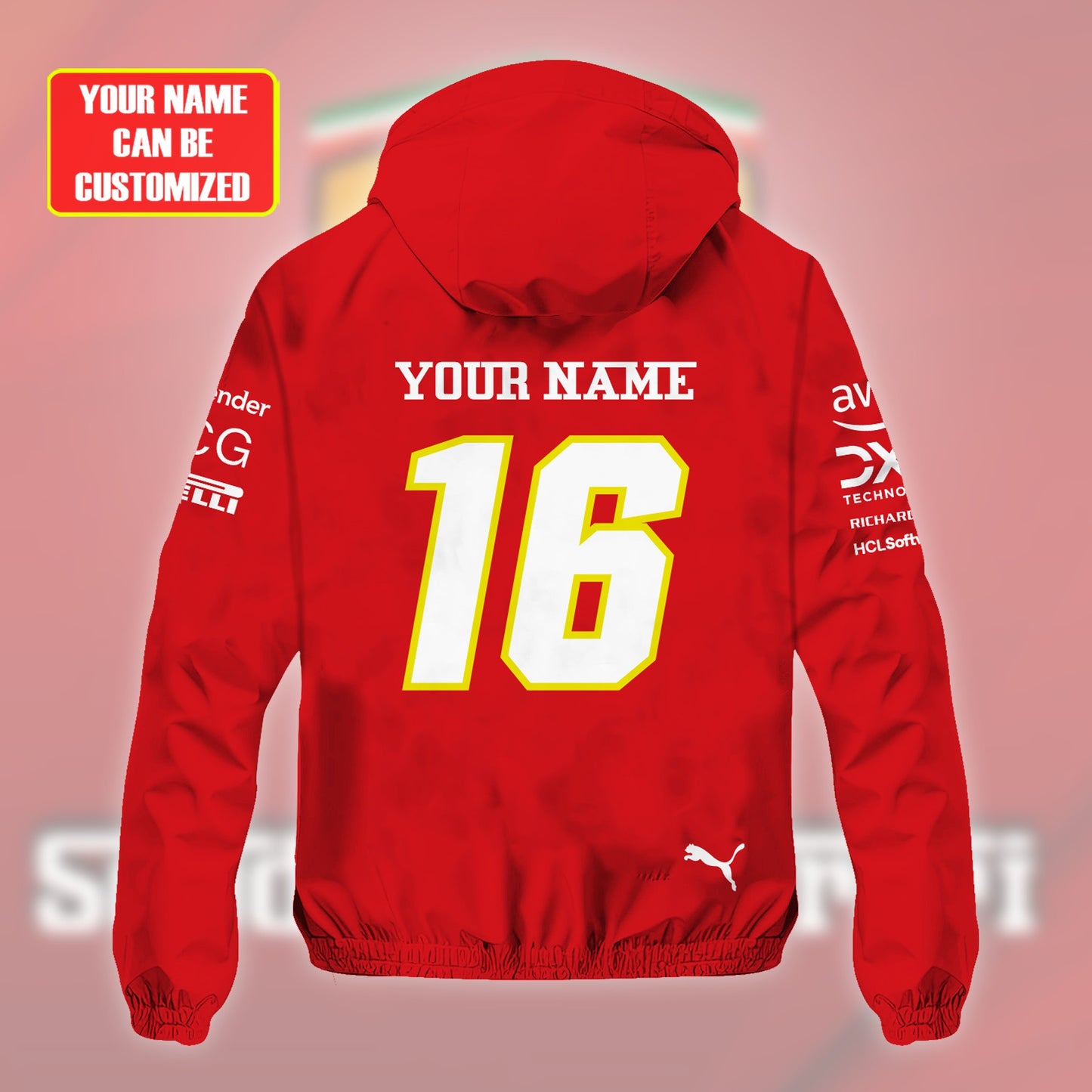 Personalized SF Racing Windproof Rush Jacket