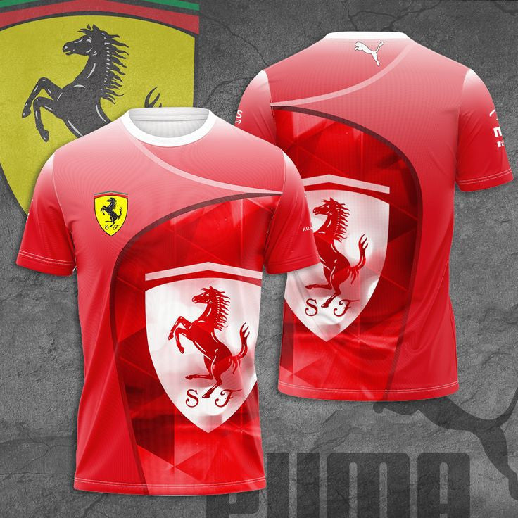 SF 3D Full Printing Set , SF Racing Shirt , Zipper Polo, Hoodie , Short , Polo ,hawaii V3