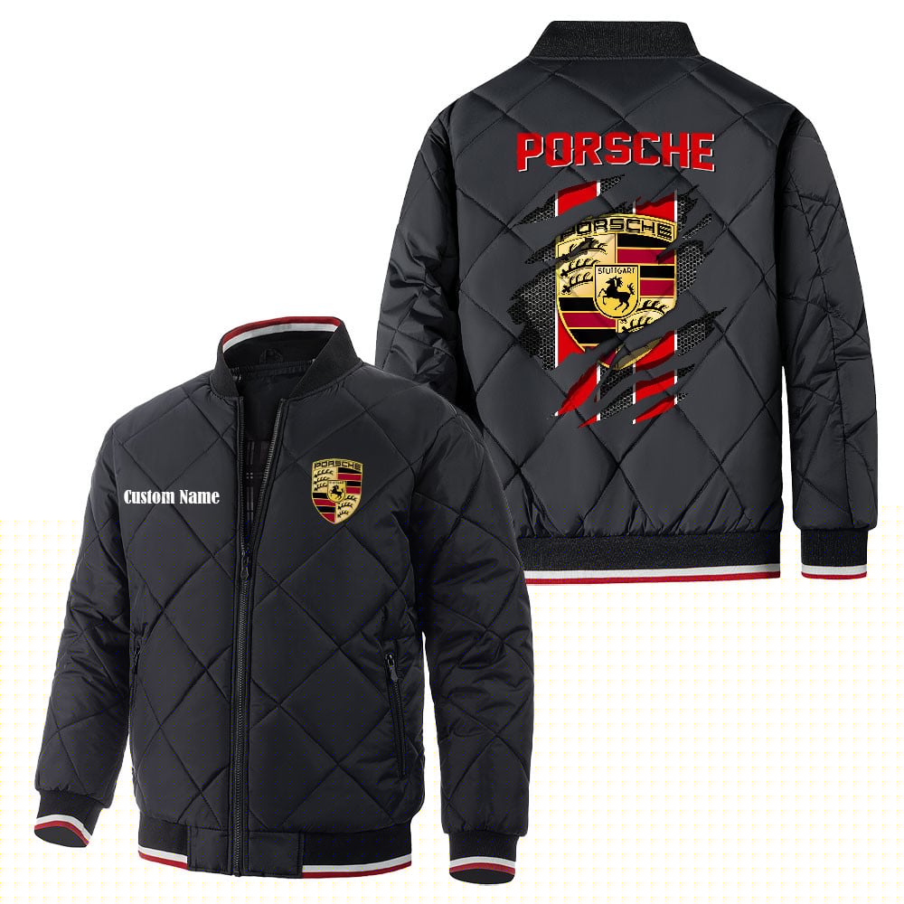 Personalized Pors Puffer Bomber Jacket