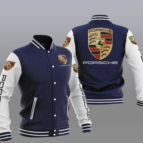 Pors Blue Baseball Jacket