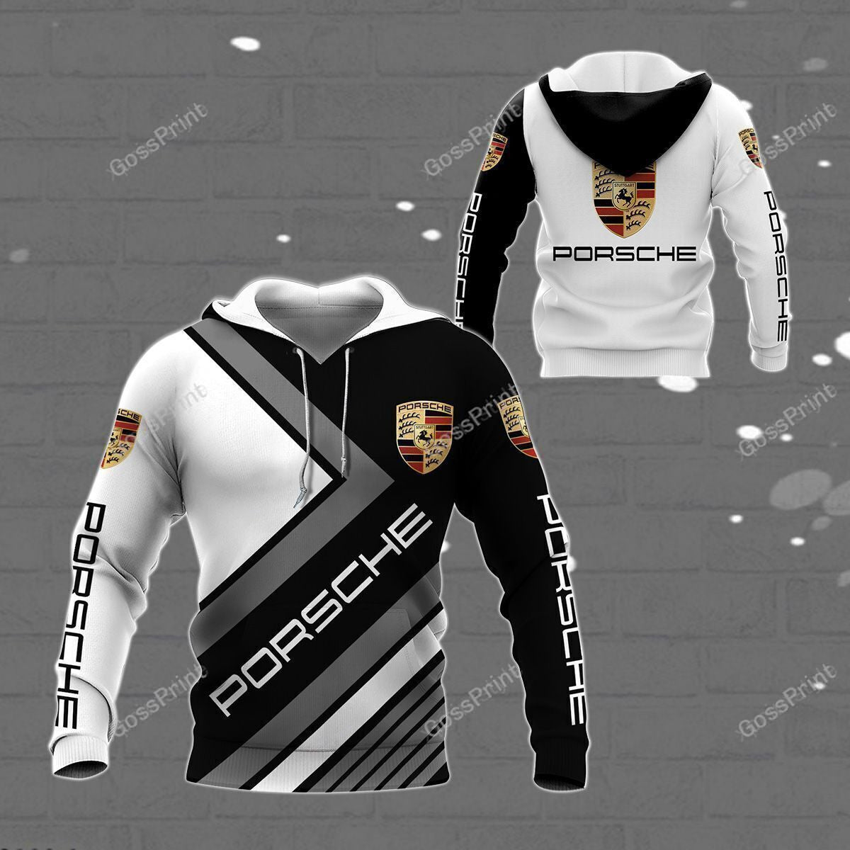 Pors 3D Full Printing Set , Pors Racing Shirt , Zipper Polo, Hoodie , Short , Polo ,hawaii V3