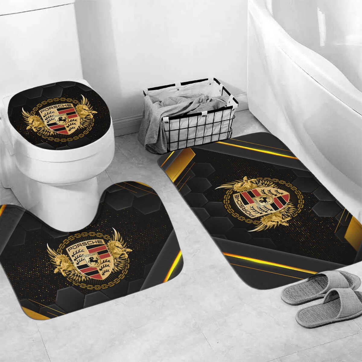 Pors 911 Shower Curtain, Bathroom Set