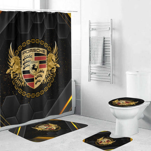 Pors 911 Shower Curtain, Bathroom Set