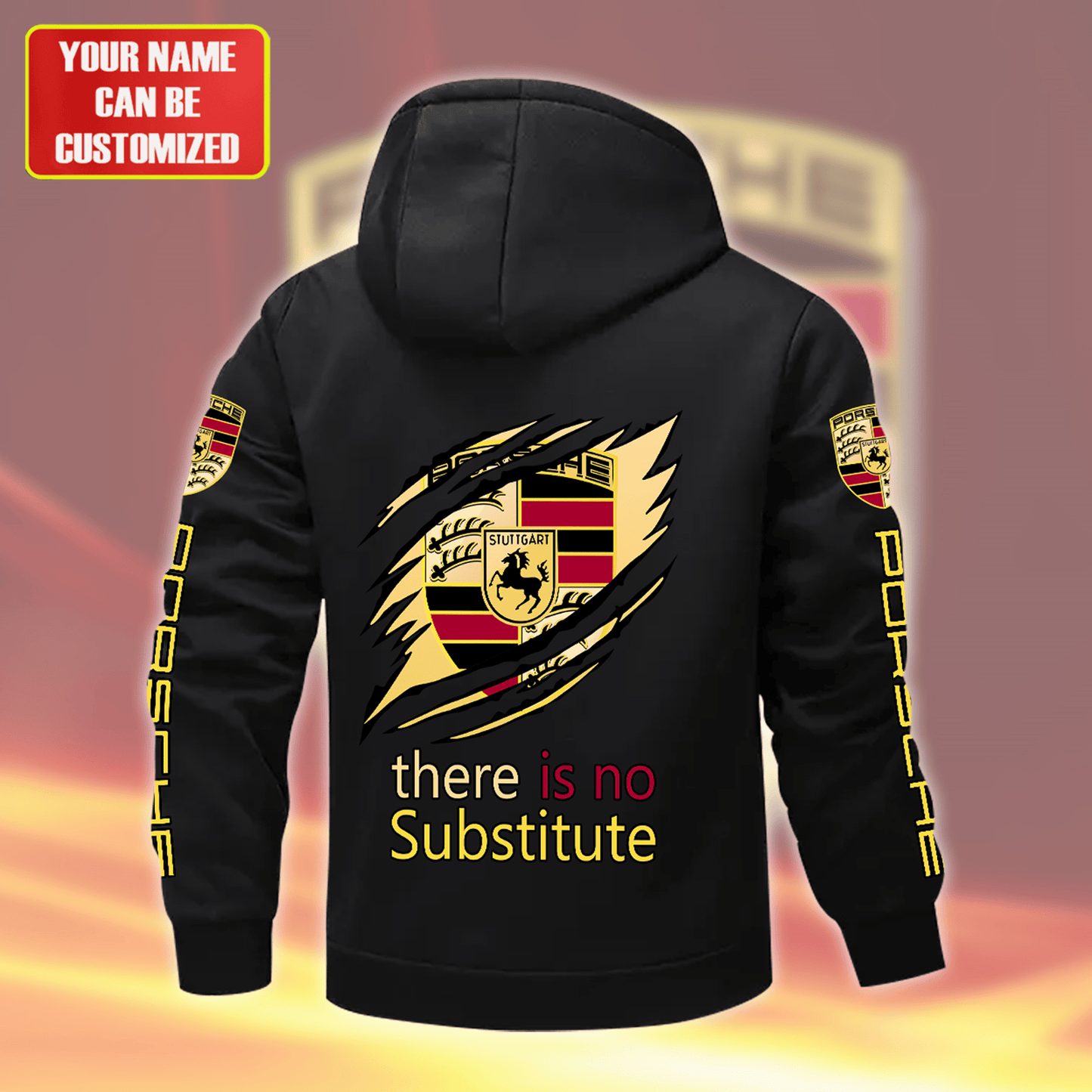 Personalized Pors Tear Fleece 3D Unisex Hooded Jacket