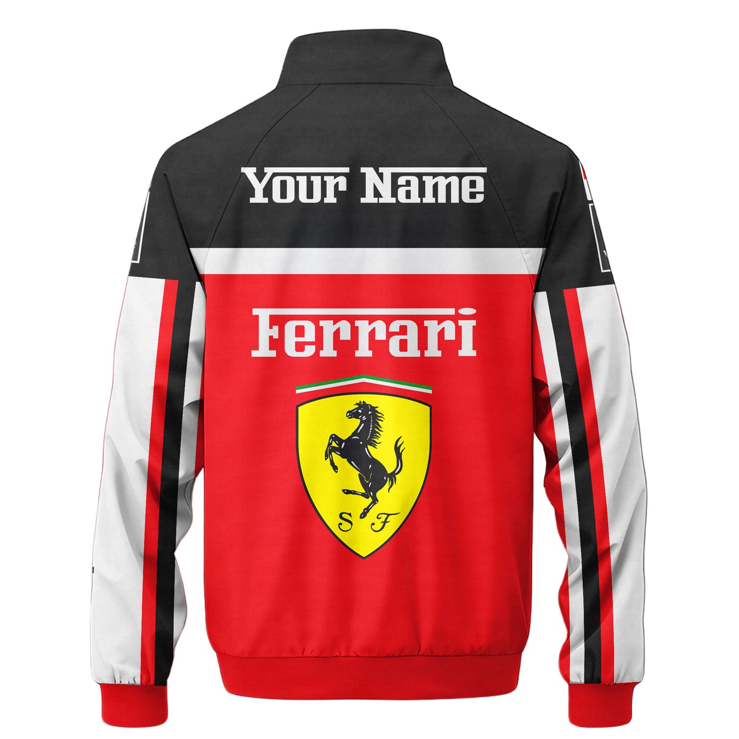SF F1 Racing Zipper Stand Collar Jacket 3D V10