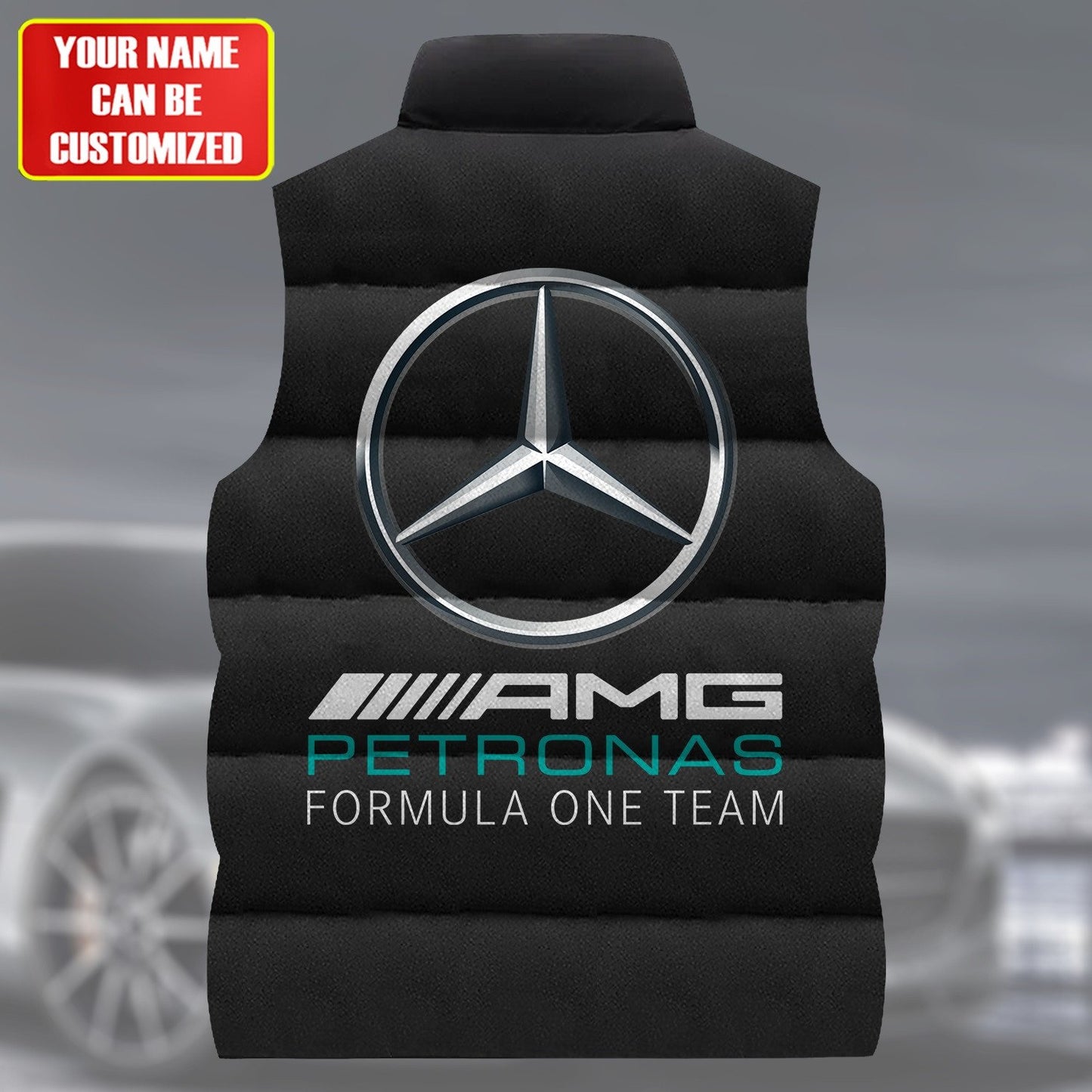 Merc AMG Petronas Sleeveless Windproof Puffer Jacket Q170201