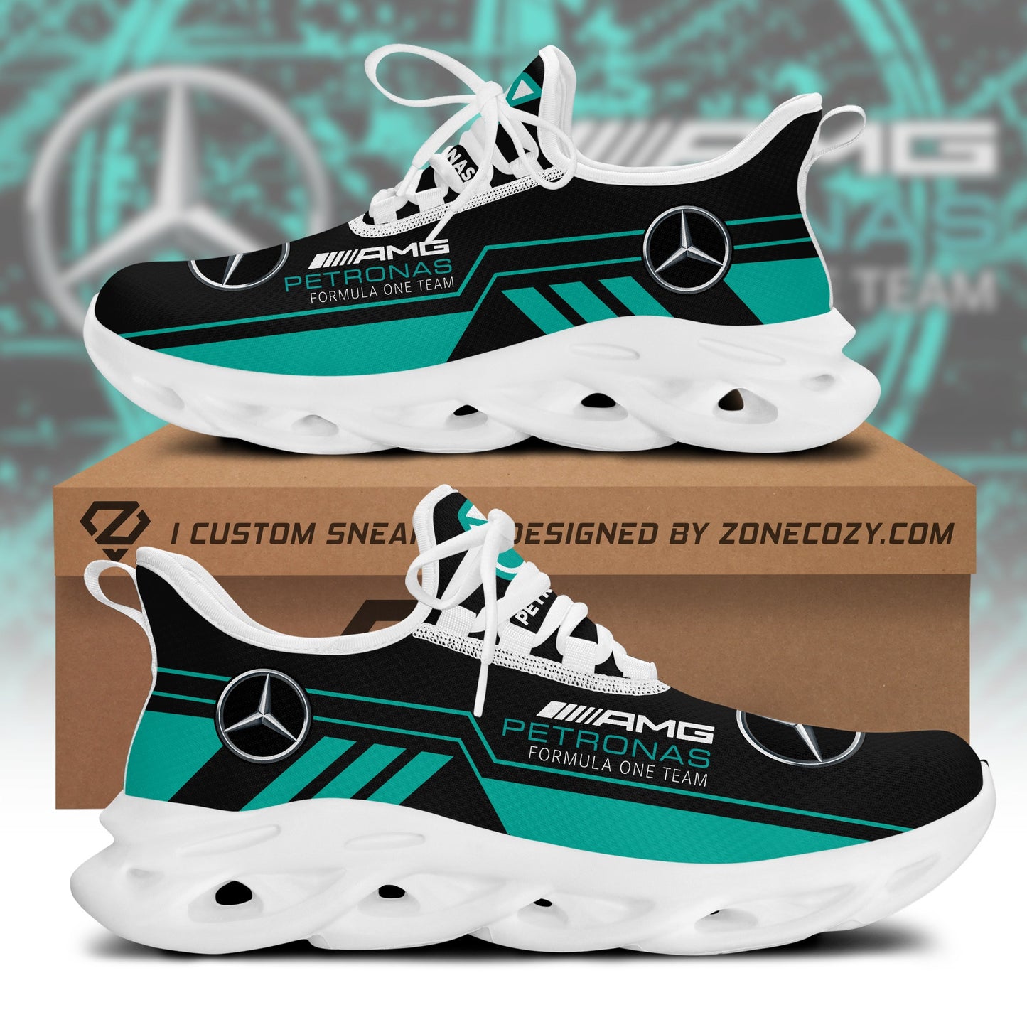 Merc AMG Petronas Chunky Custom Sneaker V3