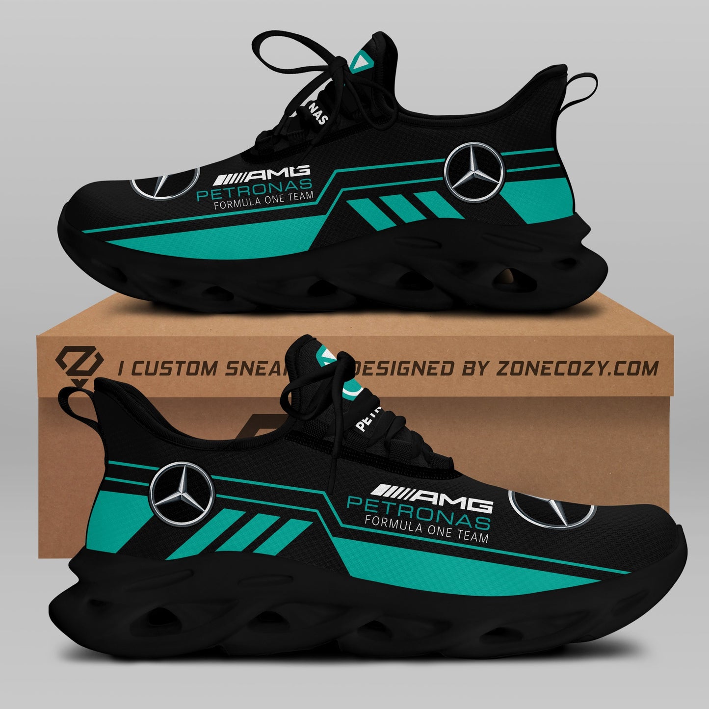Merc AMG Petronas Chunky Custom Sneaker V3