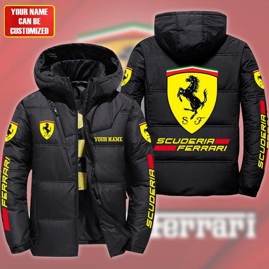Personalized SF Puffer Thermal Jacket With Hood