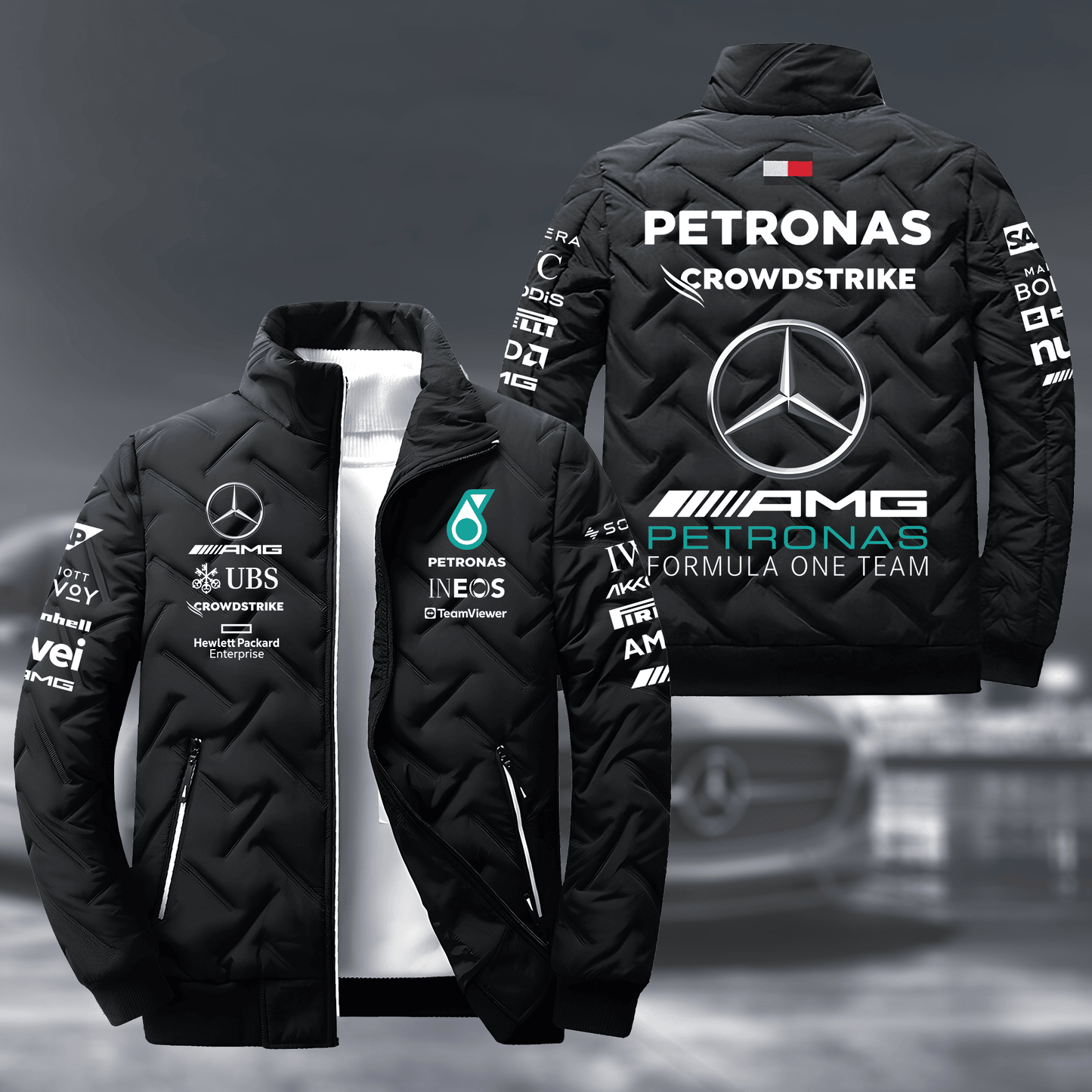 Merc AMG Petronas Puffer Jacket