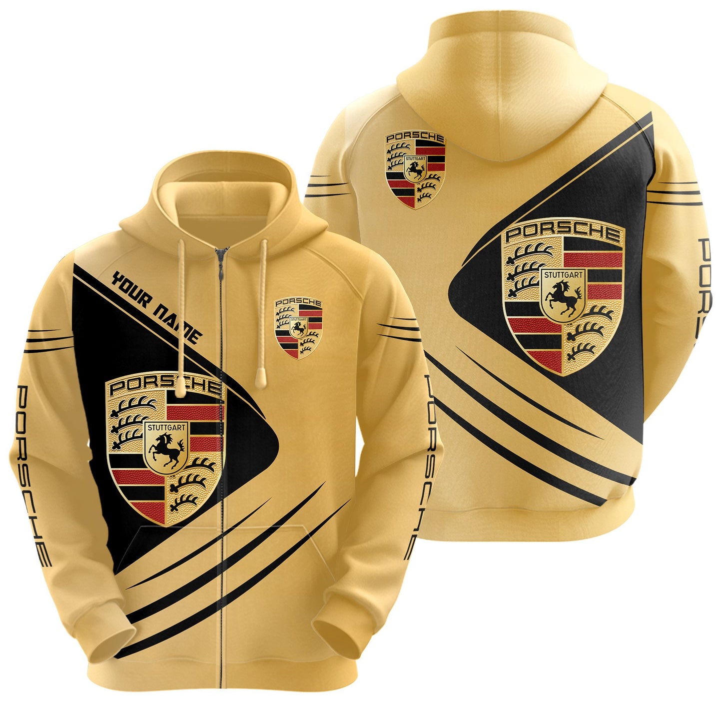 Personalized Pors 3D All over Printed Hoodie and Sweatpants set V4