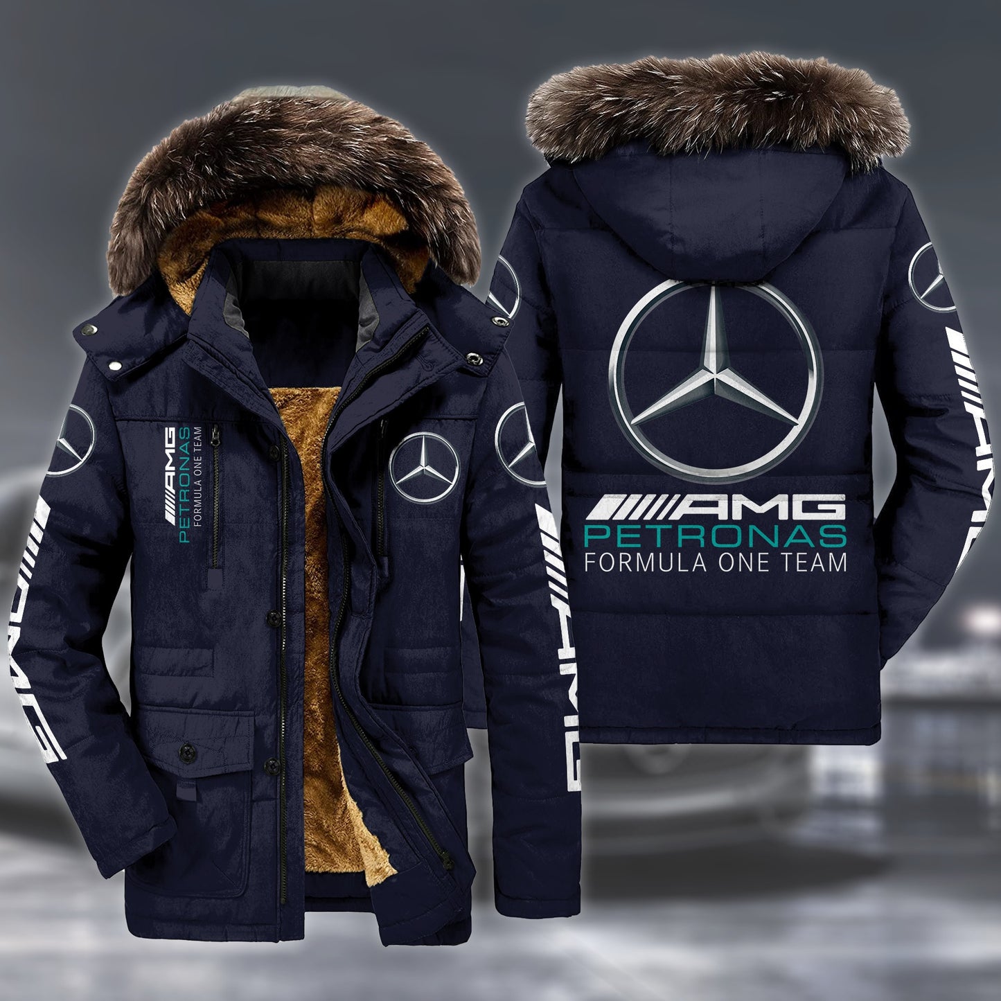 Merc AMG Petronas Parka Winter Jacket
