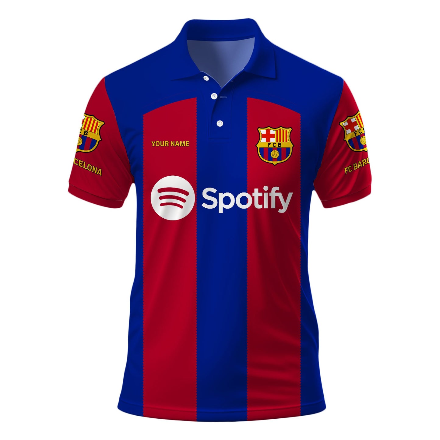 Personalized Barcelona Training Kit Shirt Beach Short