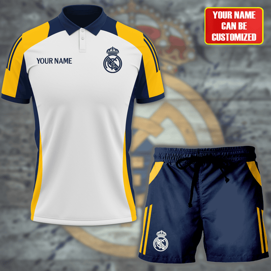 Personalized Real Madrid Training Kit Shirt Beach Short V2