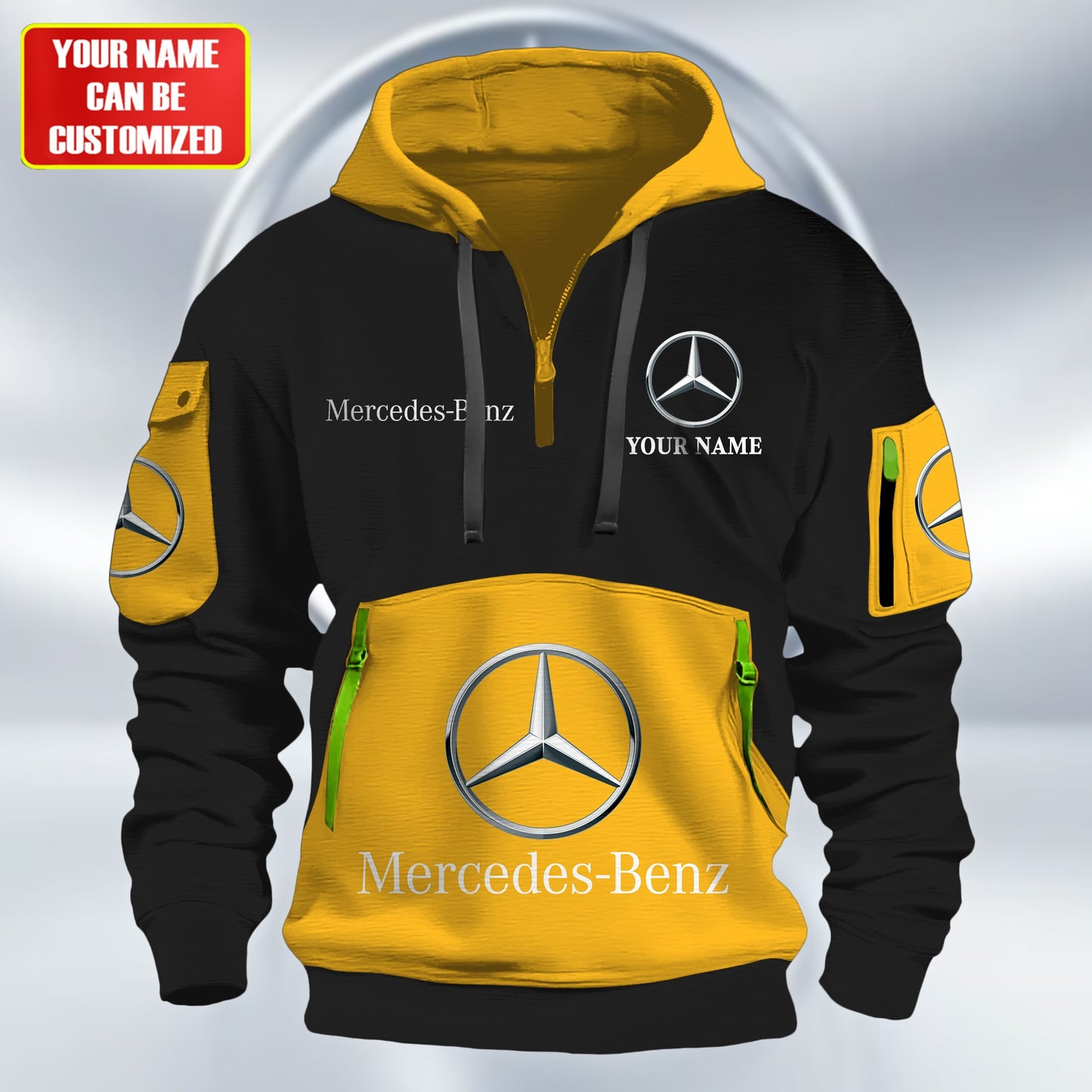 Personalized Merc 3D Zip-Hoodie Cotton Jacket - Version Color