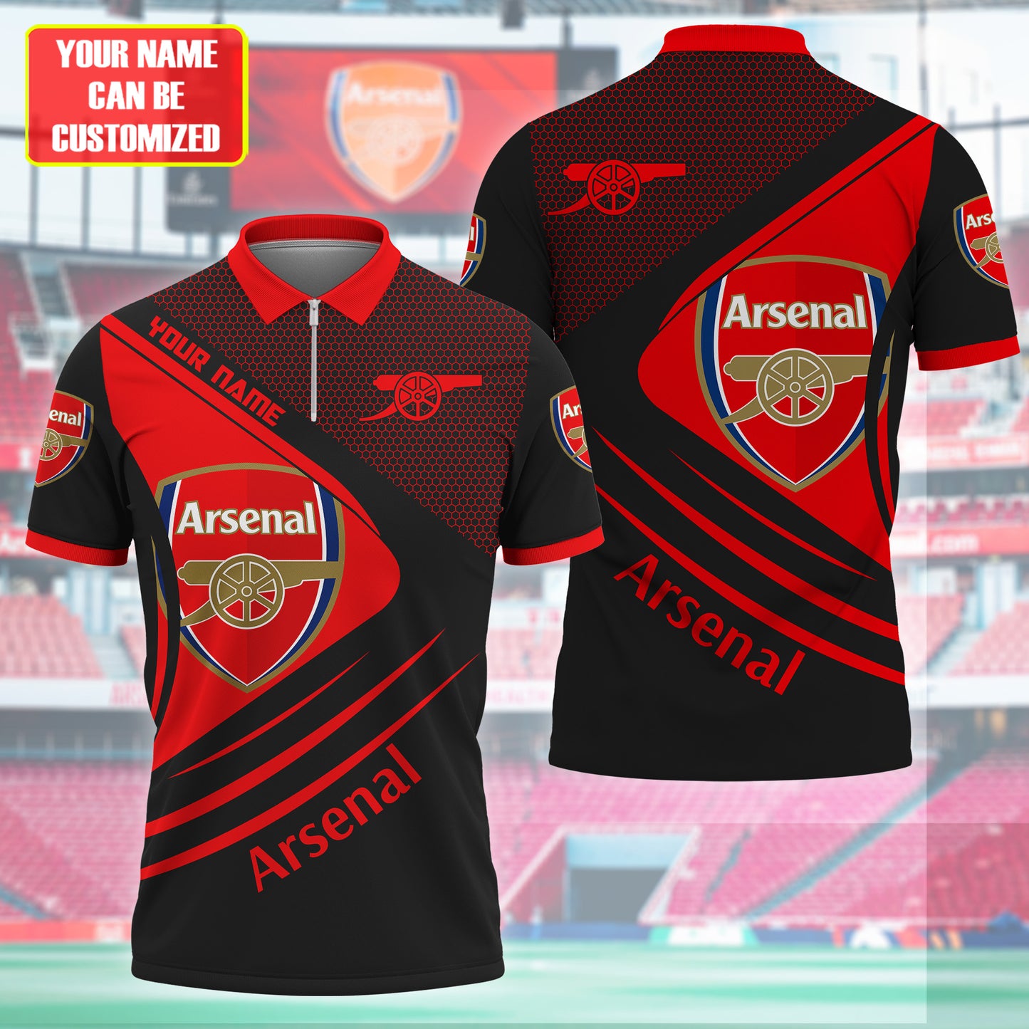 Personalized Arsenal 3D Full Printing Set ,Arsenal Shirt , Hoodie , Short , Polo ,hawaii