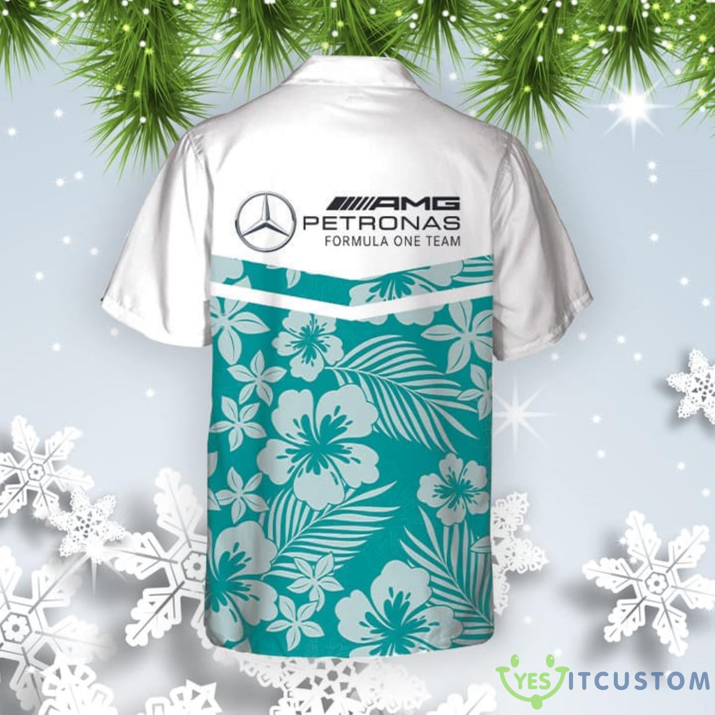 Merc AMG Petronas Hawaii Shirt Beach Short V2