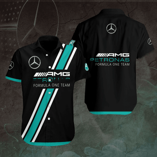 Merc AMG Petronas Tropical Hawaii Shirt Beach Short V10 Q160416