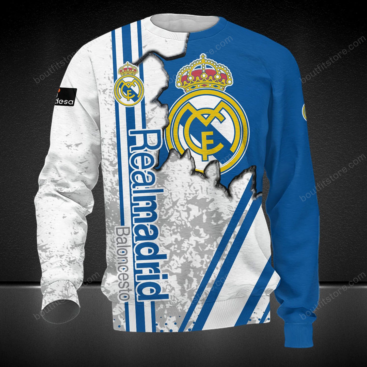 Personalized Real Madrid 3D Full Printing Set , Real Madrid Shirt , Hoodie , Short , Polo ,hawaii V9