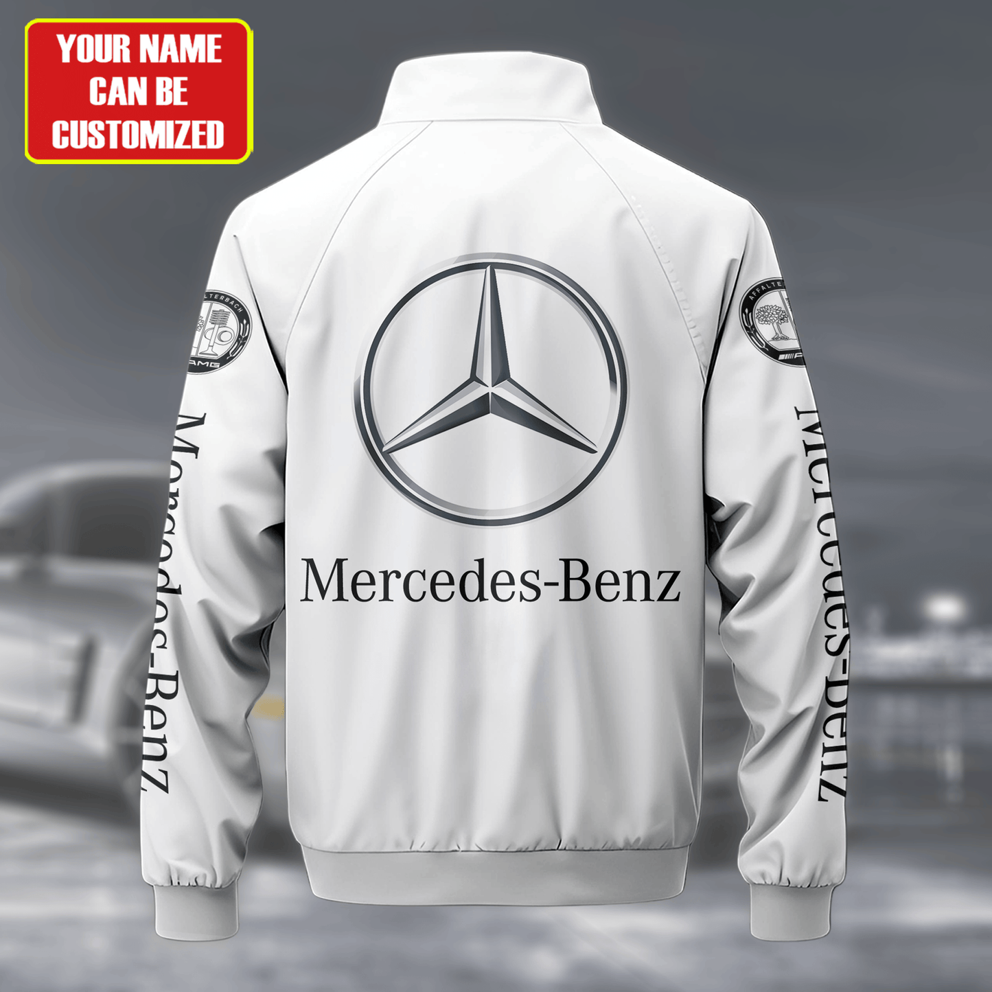 Merc Zipper Stand Collar Jacket 3D