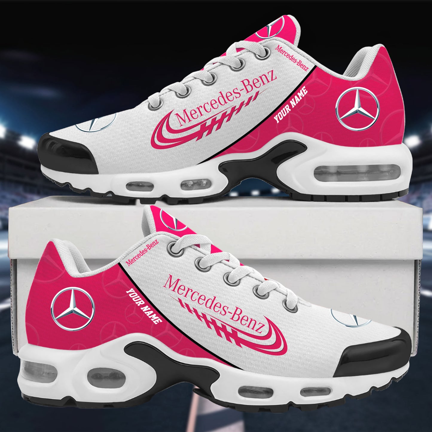Mercedes Elegant Design Custom Name Sport Shoes VS4