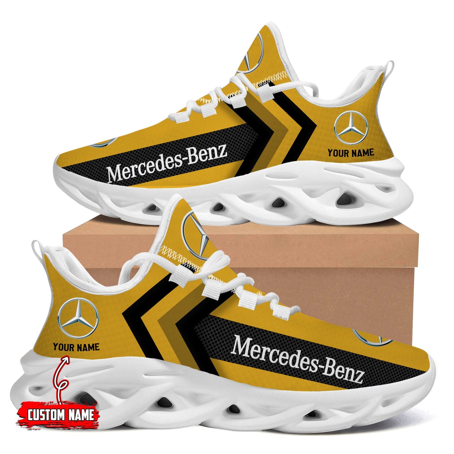 Mercedes Custom Name Design Max Soul Sneakers VS3