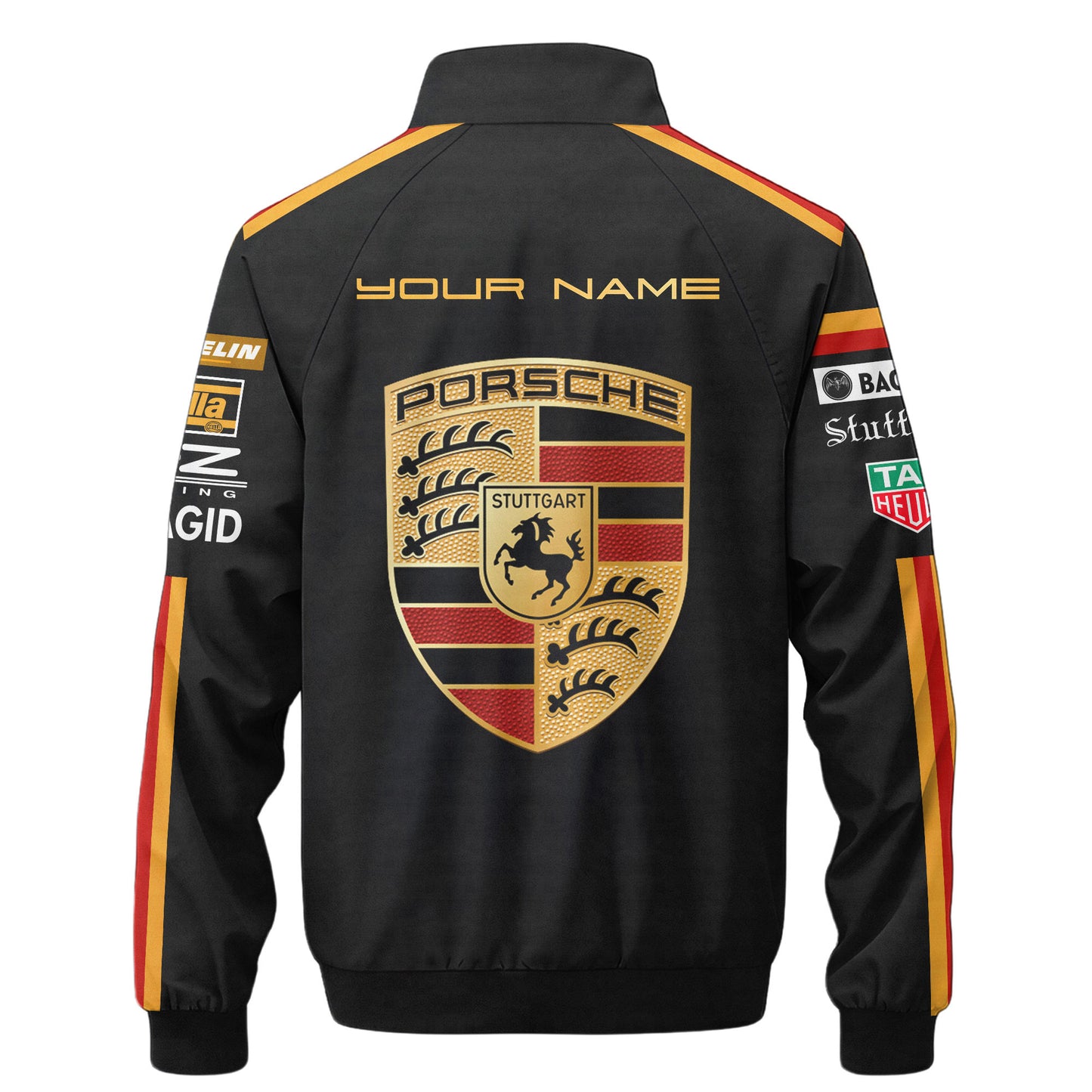 Pors Racing Zipper Stand Collar Jacket 3D V3