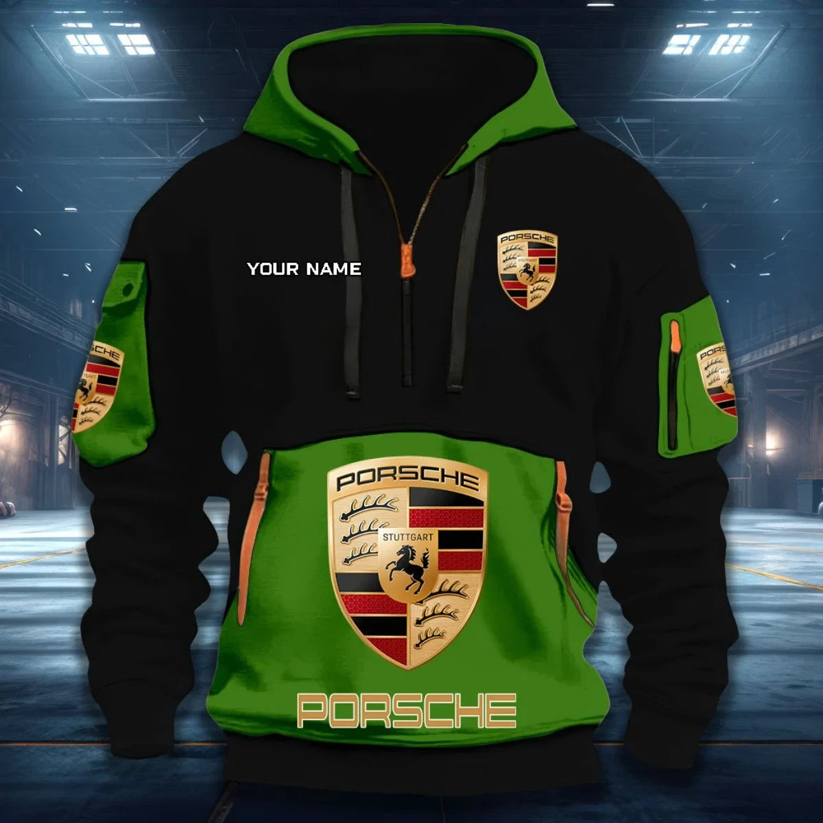 Personalized Pors 3D Zip-Hoodie Cotton Jacket - Version Color Q310303