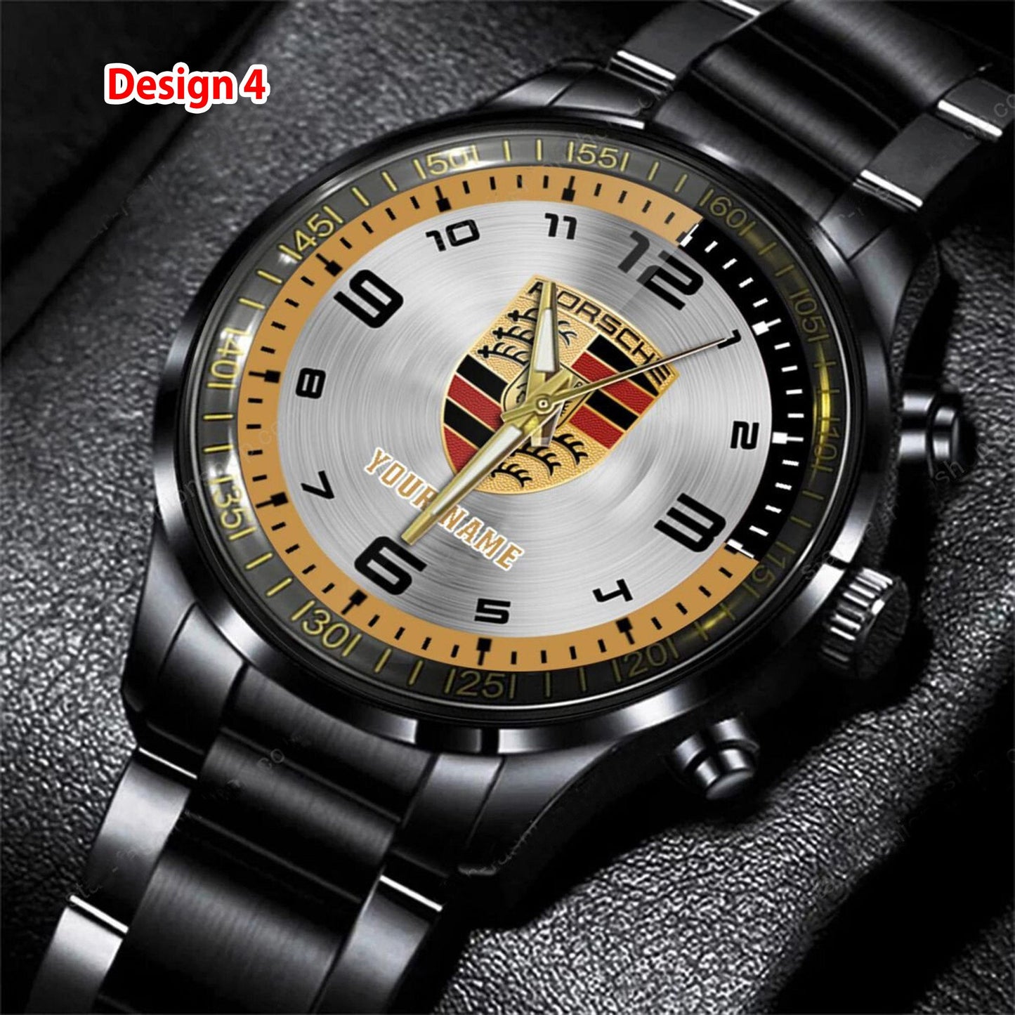 Personalized Pors Luxury Stainless Steel Watch V4