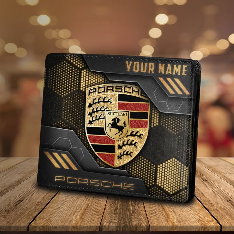 Personalized Pors All Over Printed Leather Wallet