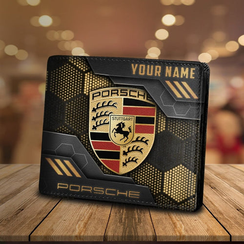 Personalized Pors All Over Printed Leather Wallet