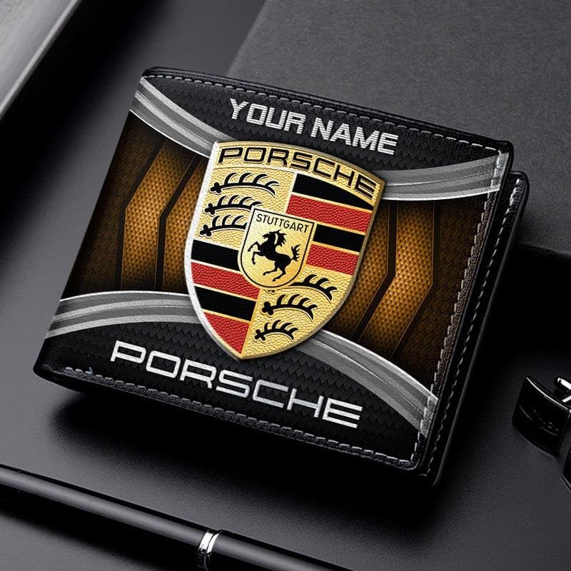 Personalized Pors All Over Printed Leather Wallet V2