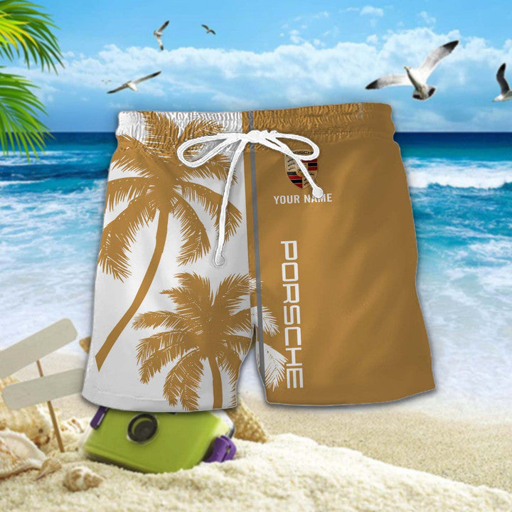 Pors Tropical Hawaii Shirt Beach Short V6