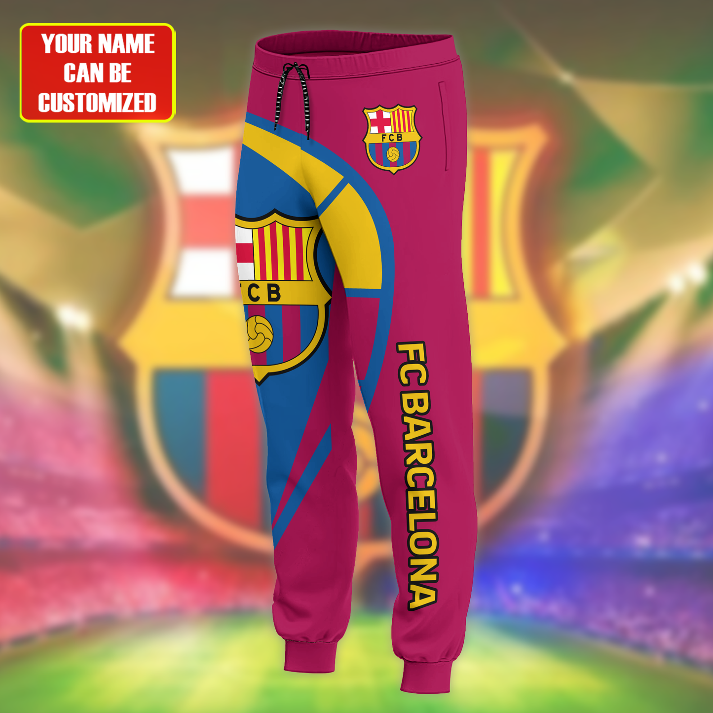 Personalized Barcelona 3D All over Printed Hoodie and Sweatpants set V17