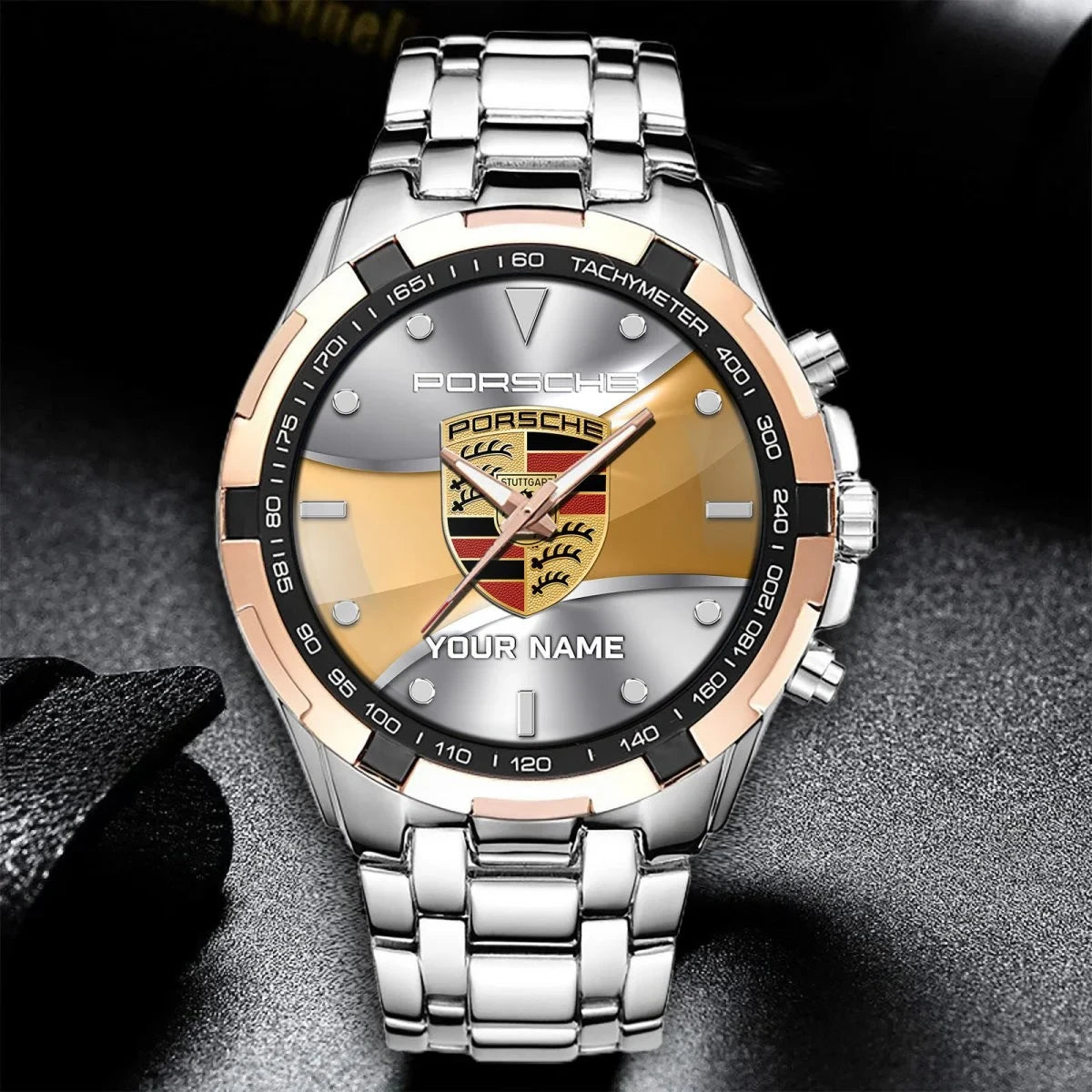 Personalized Pors Alloy Men Quartz Watch