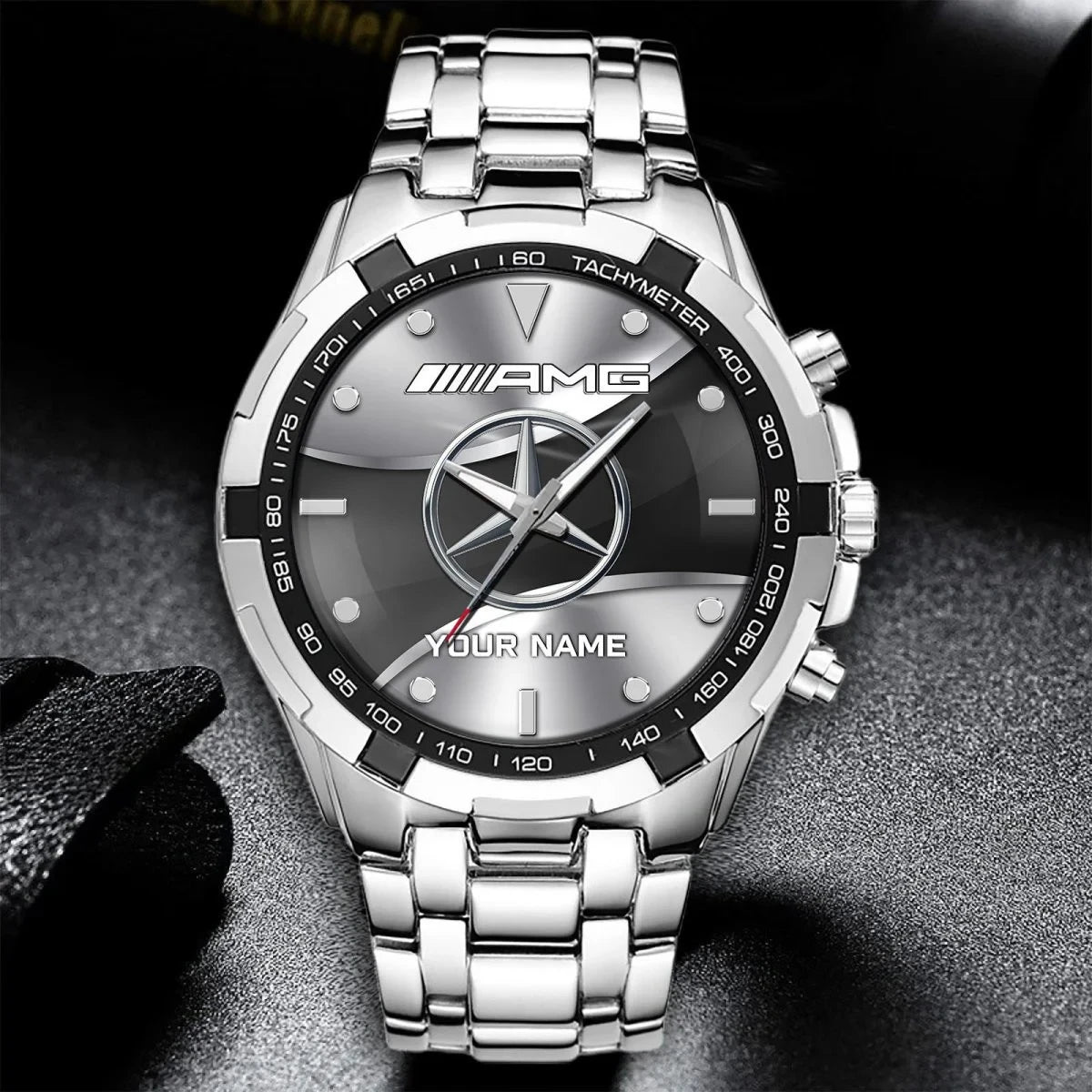Personalized Merc AMG Alloy Men Quartz Watch V3