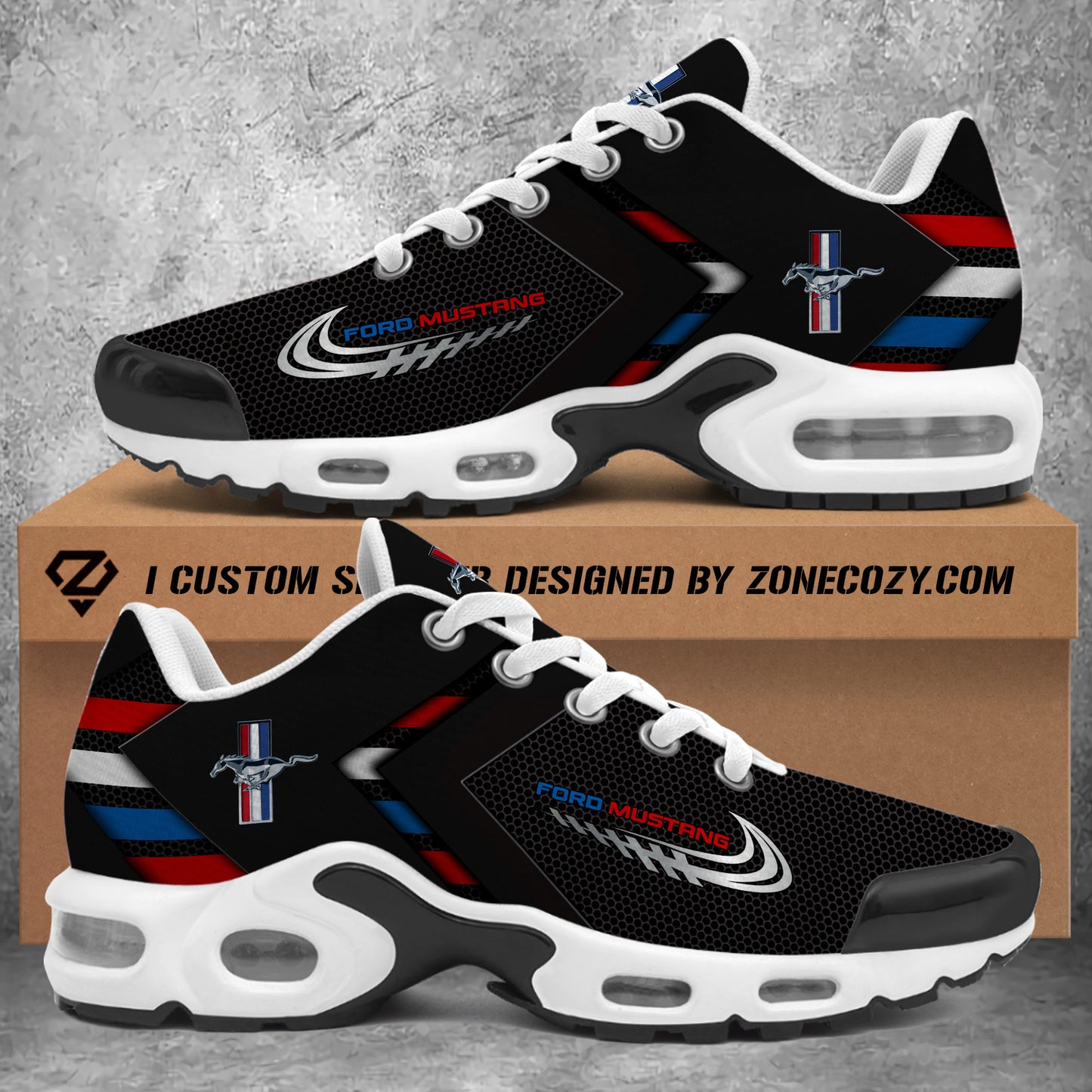 F Mustang Sport Air Cushion Sneaker V2